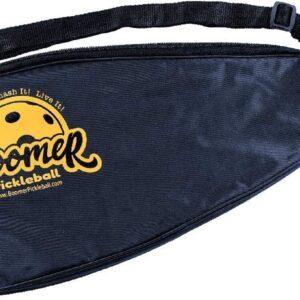 Boomer Pickleball Paddle Carry Case - Keep your paddle clean, dry and protected - Convenient carrying strap and D-clip for attaching to fences and hooks.