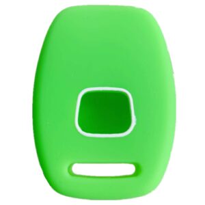 Rpkey Silicone Keyless Entry Remote Control Key Fob Cover Case protector Replacement Fit For Honda Accord Crosstour CR-V CR-Z Civic Fit Insight Odyssey Ridgeline N5F-S0084A CWTWB1U545(green)