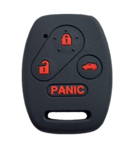 rpkey silicone keyless entry remote control key fob cover case protector replacement fit for honda accord accord crosstour cr-v civic element pilot oucg8d-380h-a n5f-s0084a n5f-a05taa