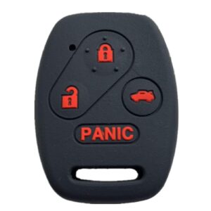 Rpkey Silicone Keyless Entry Remote Control Key Fob Cover Case protector Replacement Fit For Honda Accord Accord Crosstour CR-V Civic Element Pilot OUCG8D-380H-A N5F-S0084A N5F-A05TAA