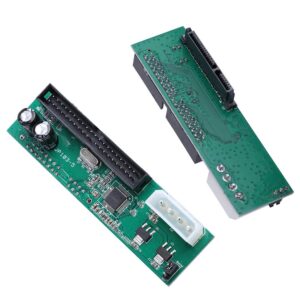 Sanpyl Pata IDE to SATA Hard Drive Adapter, Green, PC