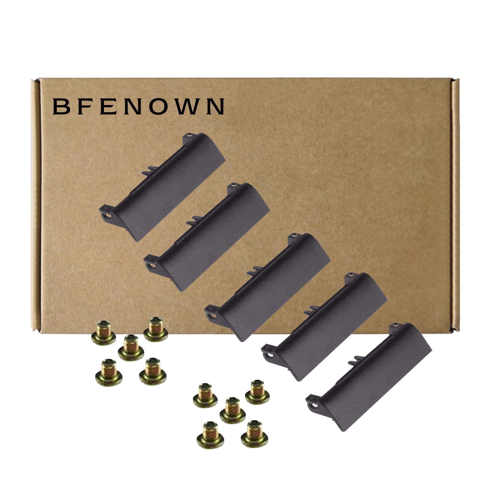 [ 5 Pack ] Bfenown Replacement HDD Hard Drive Caddy Door Cover with HDD Screws for DELL Latitude E6430 E6530 E6330