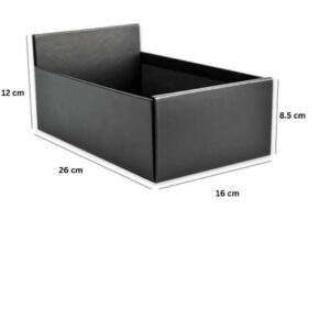 Tarifold Storage Box for DVD's, CD's, Blu-ray Disc's, and Xbox Video Games, Black (10290)