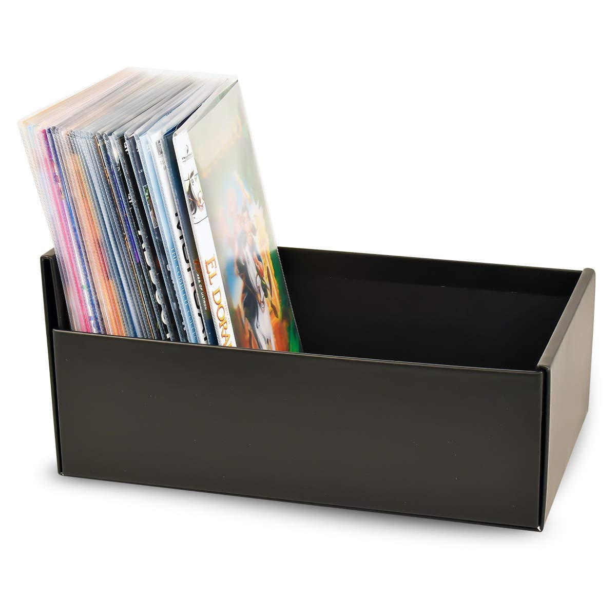 Tarifold Storage Box for DVD's, CD's, Blu-ray Disc's, and Xbox Video Games, Black (10290)