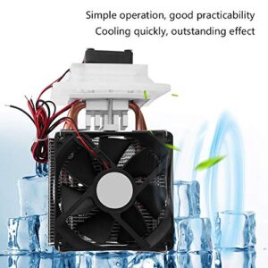 Peltier Cooler Semiconductor Refrigeration Cooling System DIY Kit 12V 6A Thermoelectric Peltier for Mini Air Conditioner