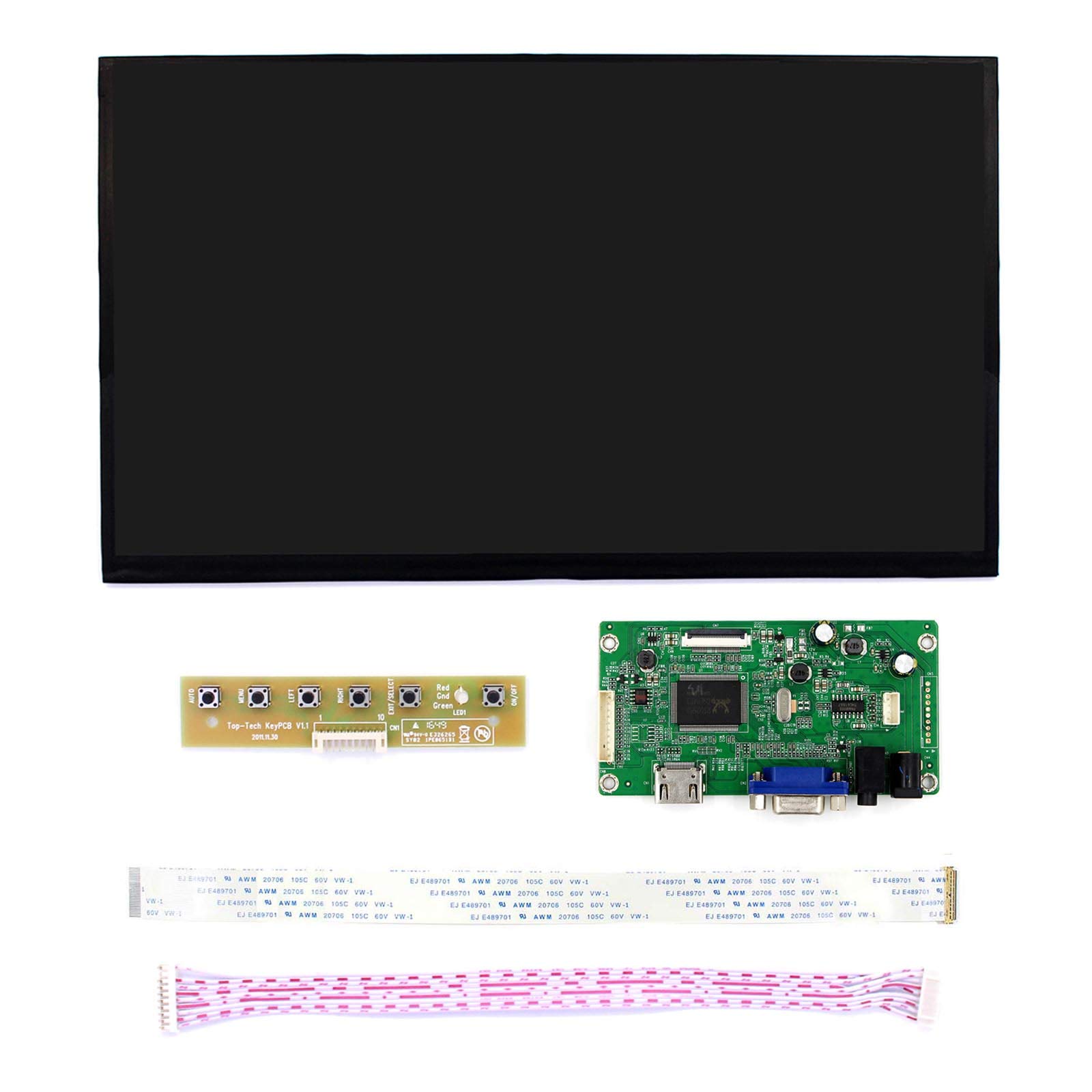 VSDISPLAY 11.6" 11.6 inch IPS LCD 1920X1080 M116X40 EDP Interface Screen with HD-MI VGA LCD Controller Board