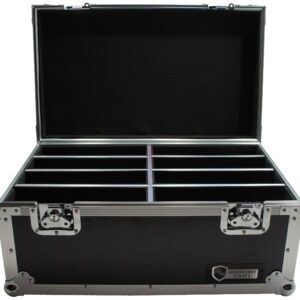 Harmony Audio Cases HC8SLIMPAR64 Light Flight Road Case Compatible with Chauvet SlimPAR 64 x 8