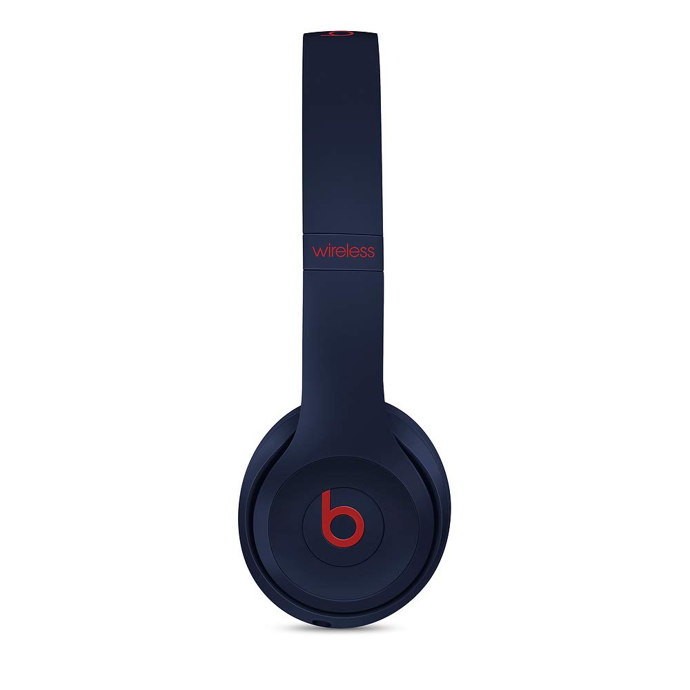 Beats Solo3 Wireless On-Ear Headphones - Apple W1 Headphone Chip, Class 1 Bluetooth, 40 Hours of Listening Time, Built-in Microphone - Club Navy (Latest Model)