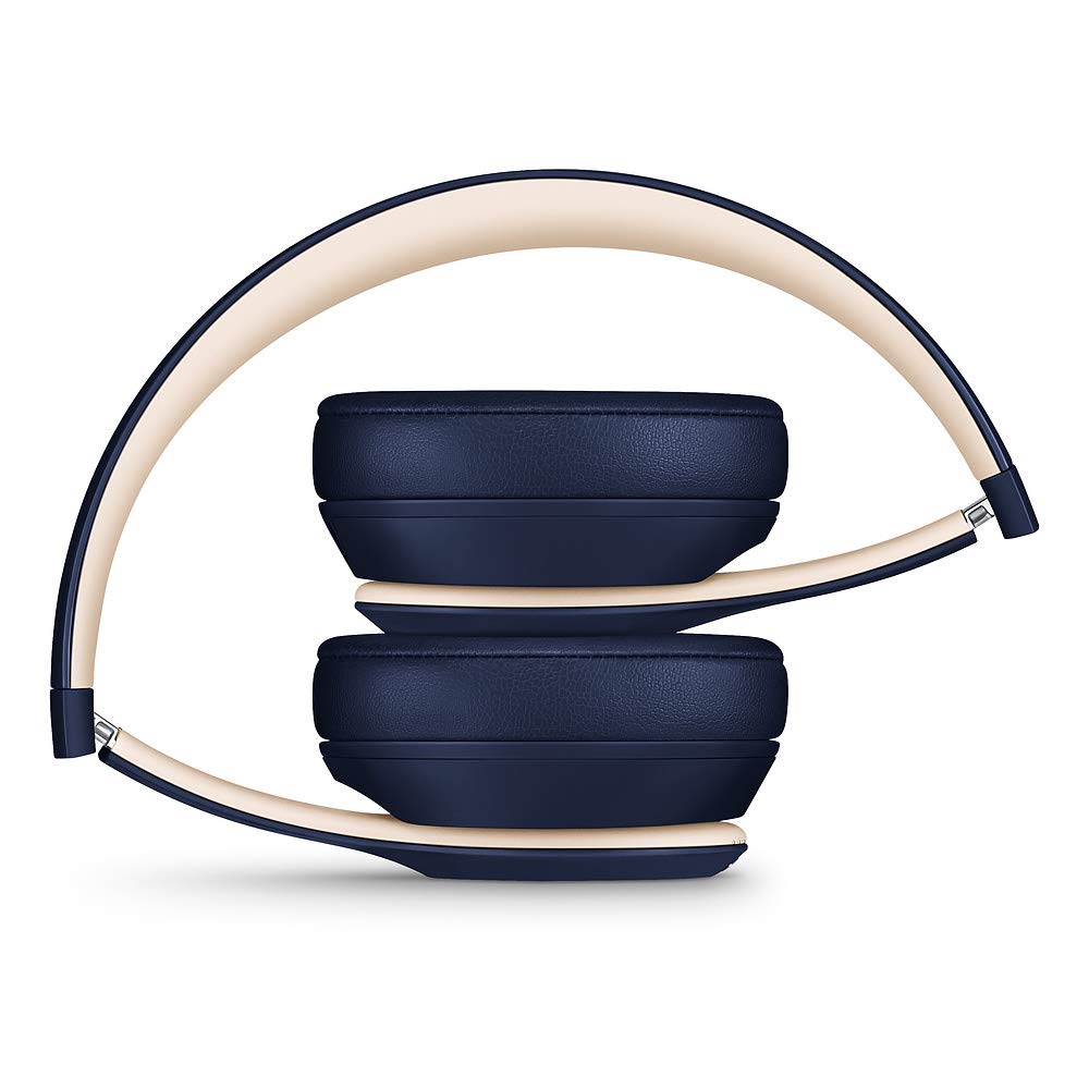 Beats Solo3 Wireless On-Ear Headphones - Apple W1 Headphone Chip, Class 1 Bluetooth, 40 Hours of Listening Time, Built-in Microphone - Club Navy (Latest Model)