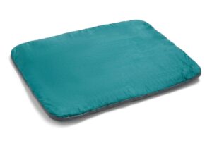 ruffwear, mt. bachelor pad portable dog bed for camping, travel, and everyday, tumalo teal, medium