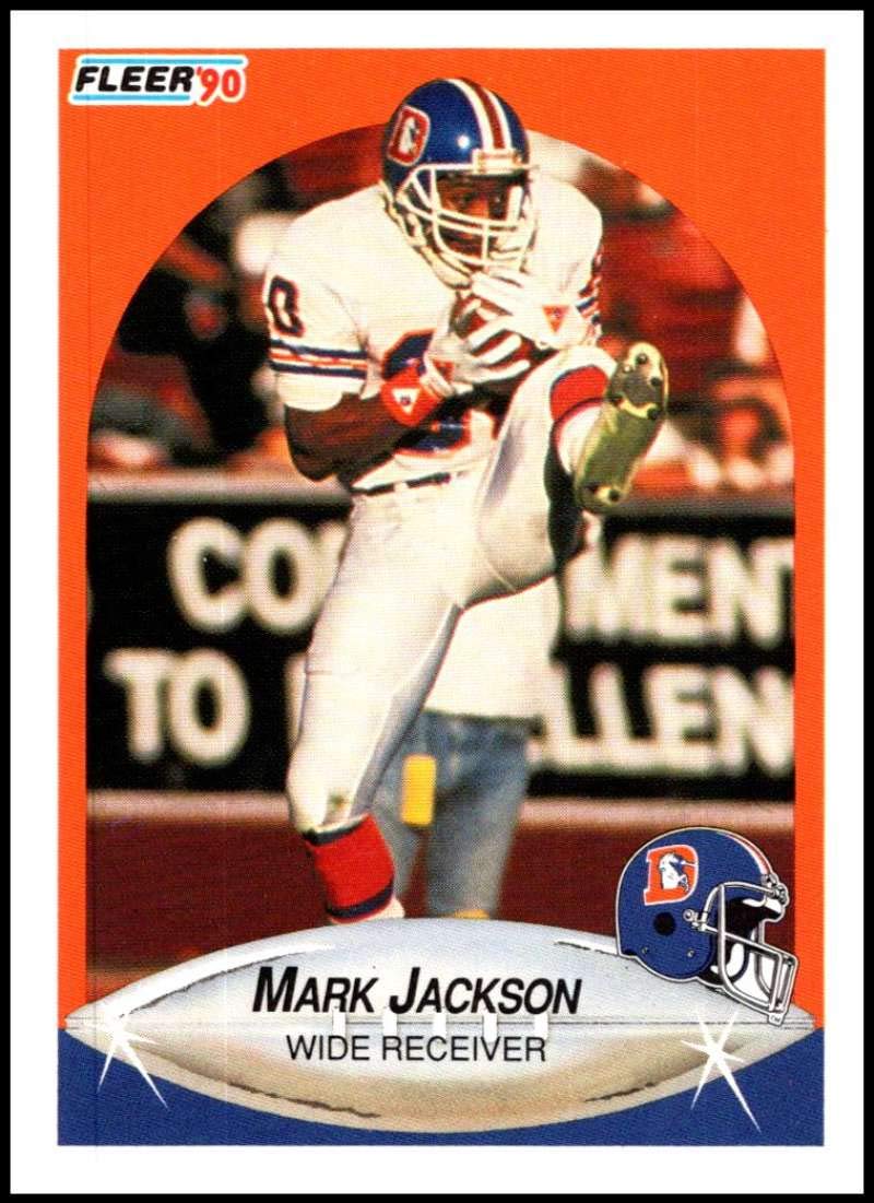 1990 Fleer #24 Mark Jackson NM-MT Denver Broncos Officially Licensed NFL Football Trading Card