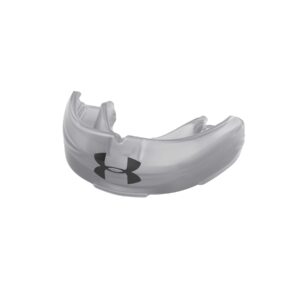 under armour mouth guard for braces, sports mouthguard for football, lacrosse, hockey, basketball, strapless, youth & adult, youth,