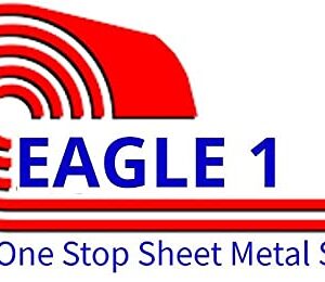 EAGLE 1 Metal Line Set Cover Kit for Mini Split and Central Air Conditioner & Heat Pump (Multiple Sizes and Colors) (6x4, White)