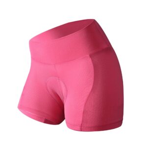 catena women's cycling underwear 3d padded breathable lightweight mtb shorts elastic bike underpants pink