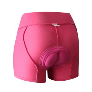 CATENA Women's Cycling Underwear 3D Padded Breathable Lightweight MTB Shorts Elastic Bike Underpants Pink