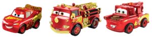 disney cars gkg22 pixar's cars mini racers rust-eze wraps series 3-pack, multicoloured