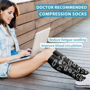 BLUEENJOY Copper Compression Socks for Women & Men (6 pairs) - Best Support for Nurses, Running, Hiking, Recovery