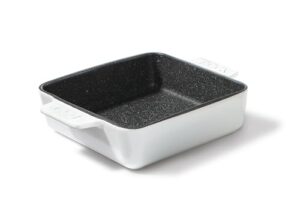 starfrit 034390-004-0000 the rock 9" x 9" ceramic baking dish, white