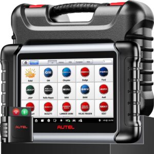 autel maxicom mk808bt pro: 2024 full bidrectional & active test scan tool, upgraded of mk808s mk808z mx808s, functions as mx900 mk900, 28+ reset all system diagnosis injector coding, fca autoauth os11