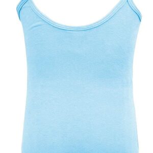 Dancina Girls Leotard Camisole - Body Suit for Gymnastics Training 4 Light Blue