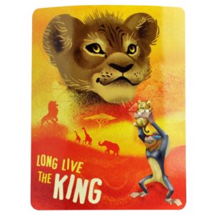 disney the lion king kids fleece blanket & throw, super soft, warm, breathable fabric comfortable nap mat, 45 x 60 inch collectible throw ideal for newborns, toddlers, babies, children