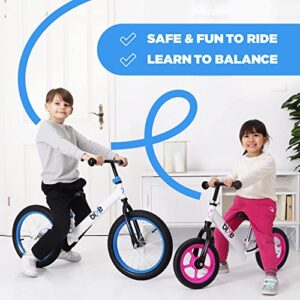 Bixe Balance Bike: for Big Kids Aged 4, 5, 6, 7, 8 and 9 Years Old - No Pedal Sport Training Bicycle | 16inch Wheel