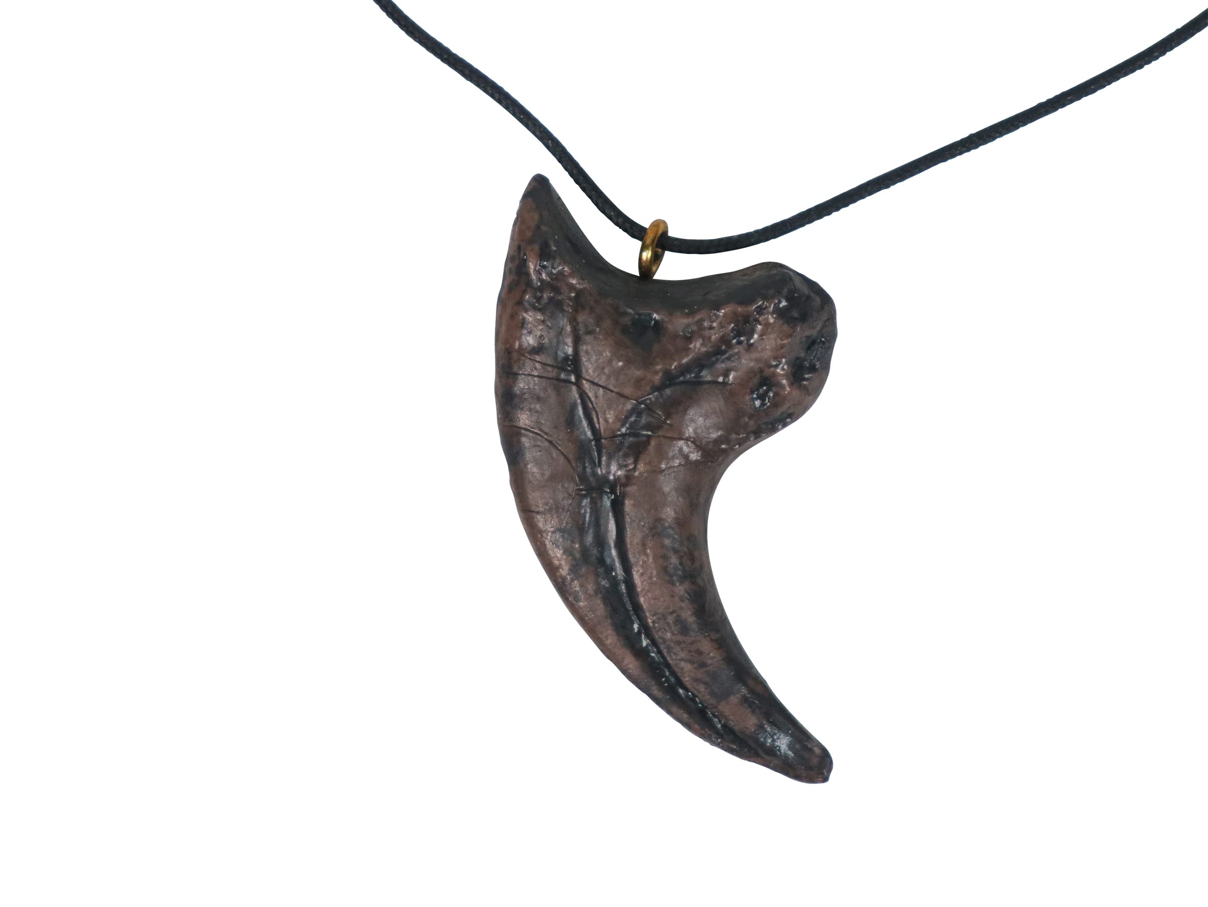 Mid-Land Scientific adults Velociraptor Dinosaur Claw Pendant Necklace (344-2)