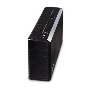 CyberPower SL700U Standby UPS System, 700VA/370W, 8 Outlets, Slim Profile, Black