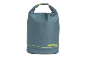ruffwear, kibble kaddie 42 cup dog food storage system for camping, travel, and everyday, slate blue