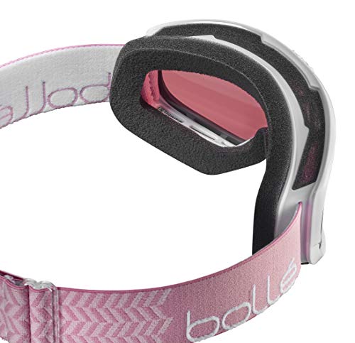 Bolle Sierra White Pink Shiny/Vermillon Gun Cat.2 | Small-Medium - Snow Goggles Feminine-Adult