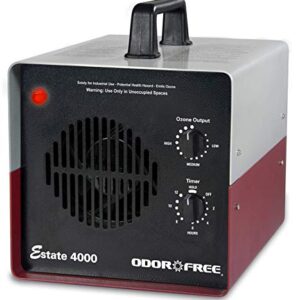 OdorFree Estate 4000 Ozone Generator for Eliminating Odors from Large Homes & Offices, Townhouses and Commercial Spaces at their Source - Easily Treats Up To 4000 Sq Ft