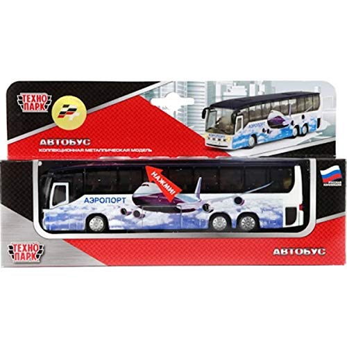 1:50 Scale Diecast Metal Model Bus Man Lion's Coach Russian Airflot - Collectible Die-cast Toy Cars