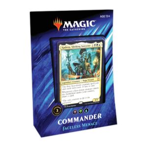 magic: the gathering commander 2019 faceless menace deck | 100-card ready-to-play deck | 3 foil commanders