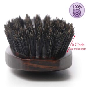 PERFEHAIR 100% Wild Natural Boar Bristle Hair Brush With Wooden Handle for Men and Women's Thin, Fine Hair