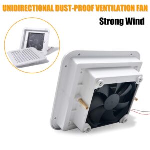 MASO 12V Cooling Exhaust Fan Air Vent Ventilation for Motorhome RV Caravan - Strong Wind Type