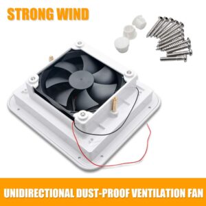 MASO 12V Cooling Exhaust Fan Air Vent Ventilation for Motorhome RV Caravan - Strong Wind Type