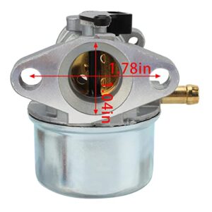 AUTOKAY Carburetor Fits for Briggs Stratton 6-6.75 HP Murray Craftsman Snapper 22" Push Mower Carb Air Filter Spark Plug