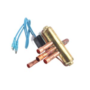 Fdit Air Conditioning Four-way Reversing Valve Copper Refrigeration Service Maintenance Accessory (1P)