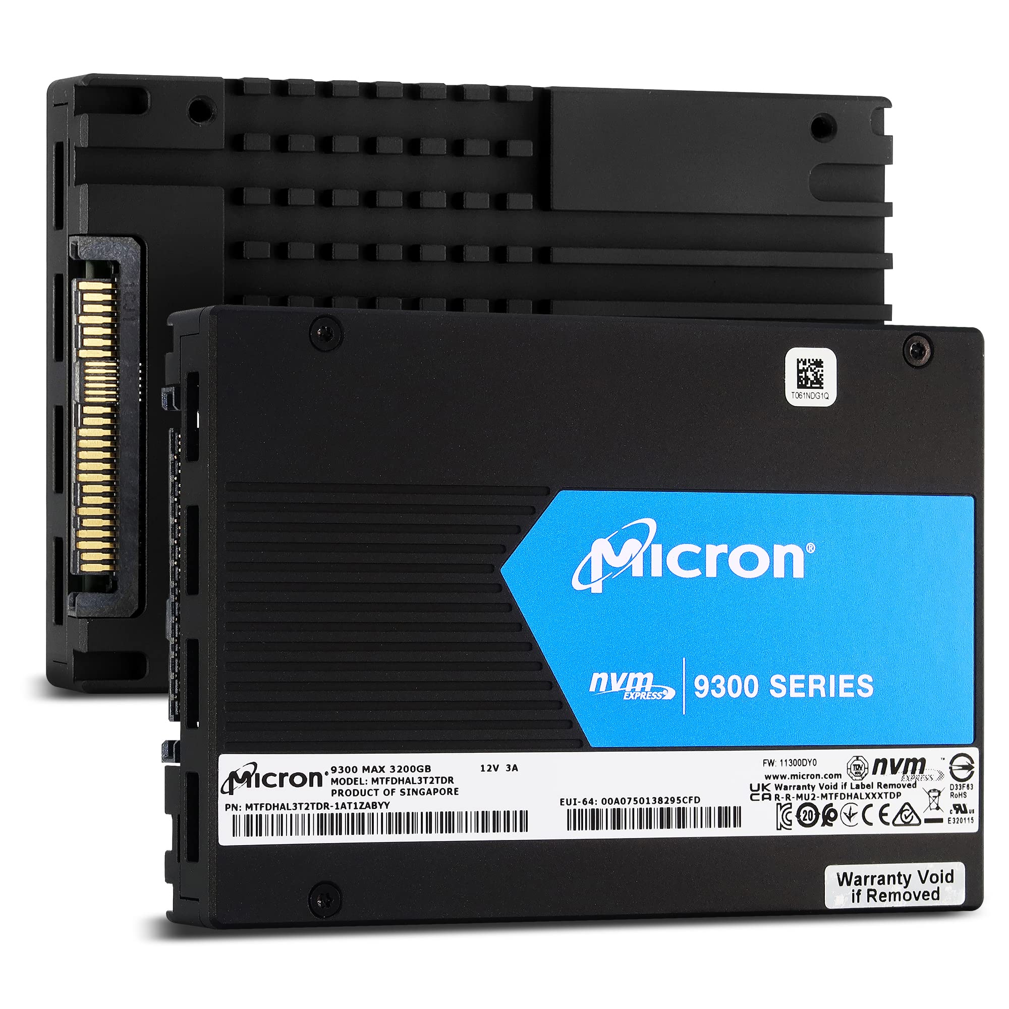 Micron 9300 Max 3.2TB NVMe U.2 Enterprise Solid State Drive