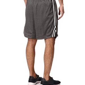 Champion Men's Lacrosse Short, granite Heather, LARGE