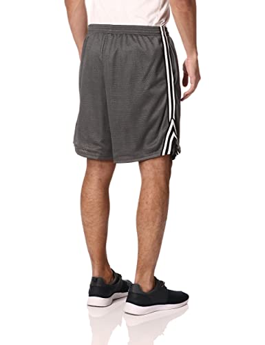 Champion Men's Lacrosse Short, granite Heather, LARGE