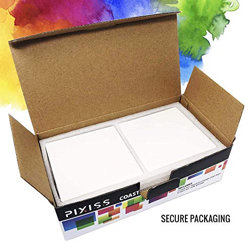 12 Pack Ceramic Tiles for Crafts Coasters, Ceramic White Tiles Unglazed 4x4 with Cork Backing Pads, Use with Alcohol Ink or Acrylic Pouring, DIY Make Your Own Coasters, Mosaics, Painting Projects