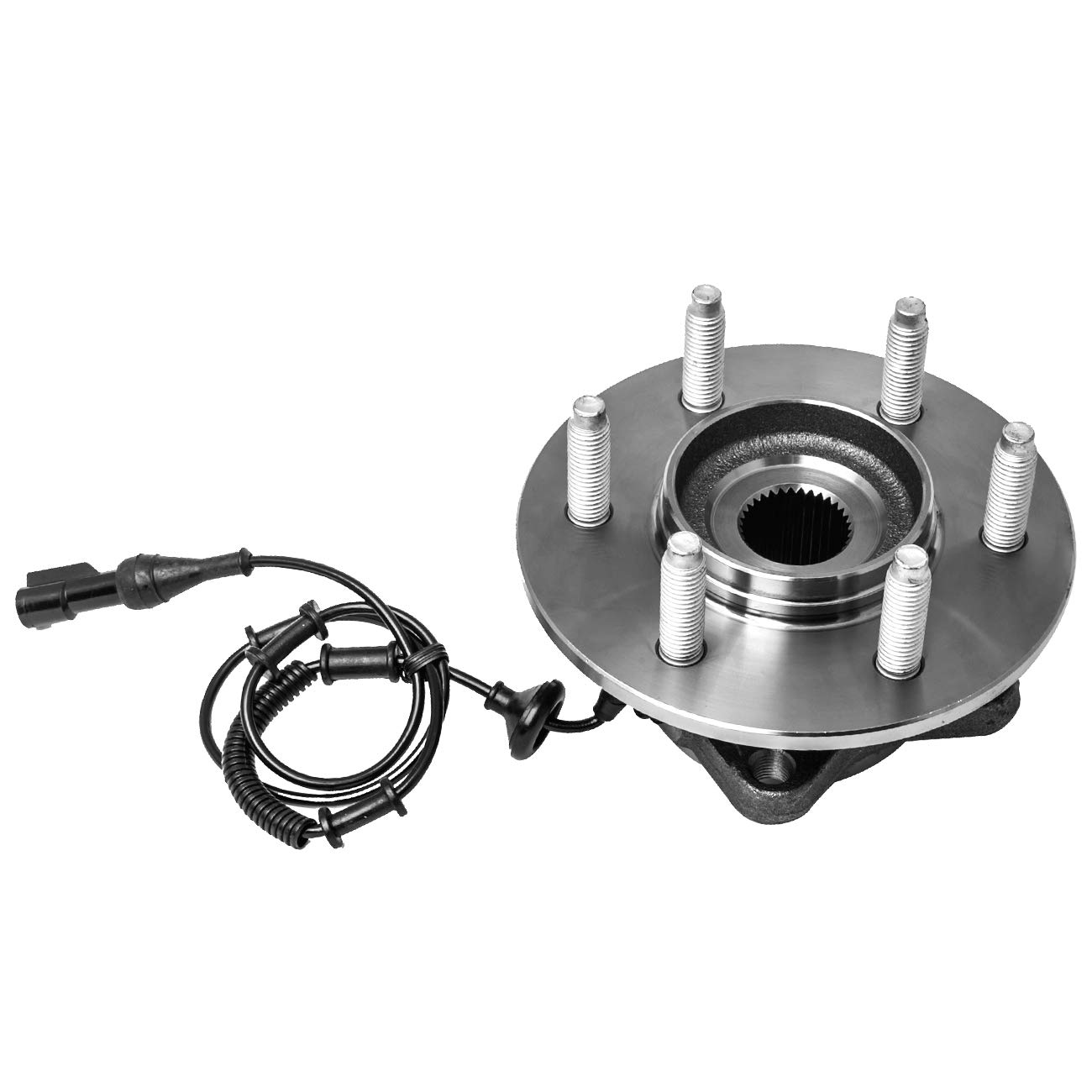 TUCAREST 541001 x2 Rear Wheel Bearing and Hub Assembly Compatible with 2003 2004 2005 2006 Fo-rd Expedition, 2003-2006 Li-ncoln Navigator [6-Stud Hub W/ABS]