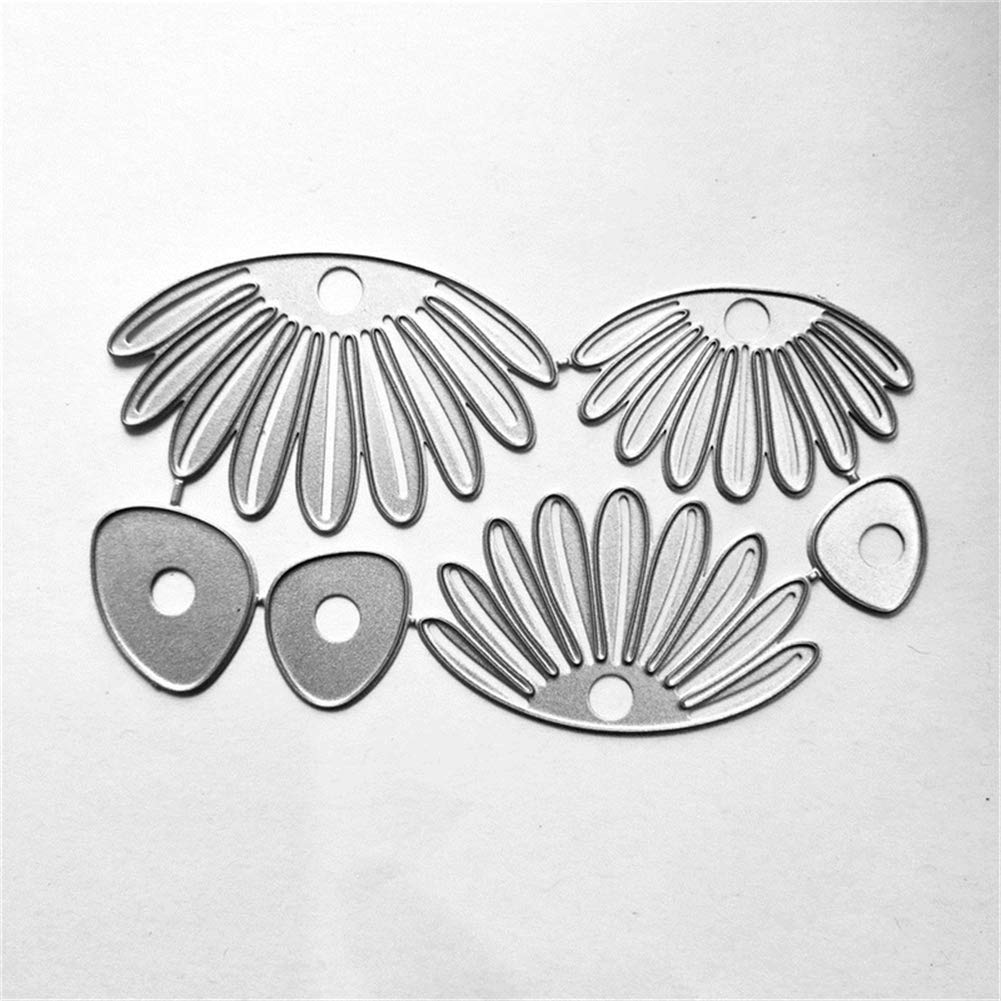 Daisy Flower Metal Cutting Dies Alinacrafts Scrapbooking Card Making Die Cuts Thanksgiving Christmas Craft Dies (#10)