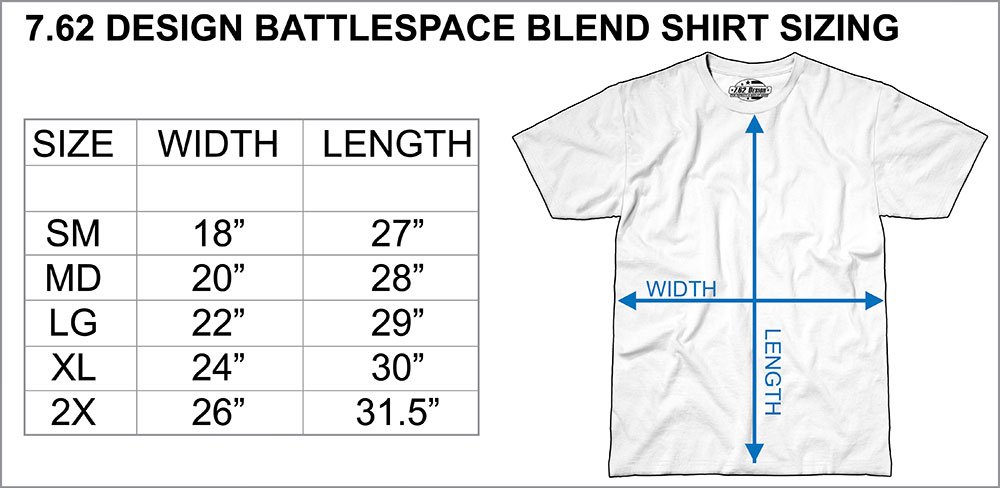 7.62 Design Army 'Ranger Tab' Battlespace Men's T-Shirt - Black - XX-Large