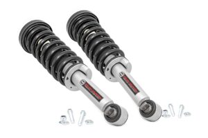 rough country 2" loaded n3 leveling struts for 2014-2024 ford f-150 4wd - 501068