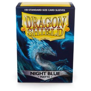 arcane tinmen sleeves: dragon shield matte night blue (100)