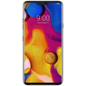 lg v40 thinq 64gb gsm unlocked (at&t/t-mobile) 5-camera smartphone w/ 6.4 qhd+ display - aurora black