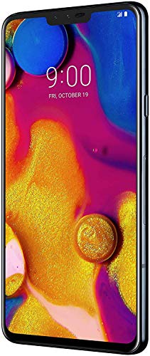 LG V40 ThinQ 64GB GSM Unlocked (AT&T/T-Mobile) 5-Camera Smartphone w/ 6.4 QHD+ Display - Aurora Black