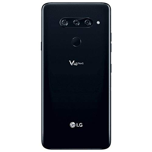 LG V40 ThinQ 64GB GSM Unlocked (AT&T/T-Mobile) 5-Camera Smartphone w/ 6.4 QHD+ Display - Aurora Black